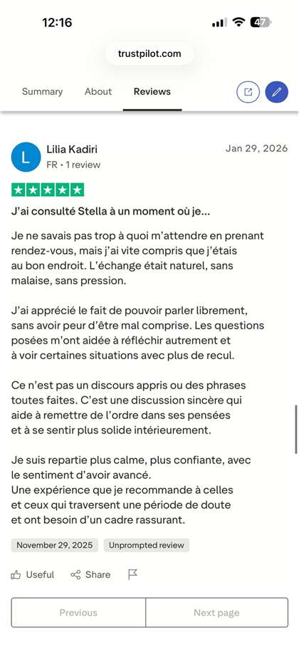 Avis de Lilia