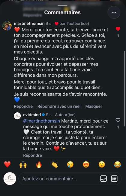 Avis de Martine